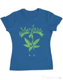 Tricou ADLER dama Mary Jane Albastru azuriu