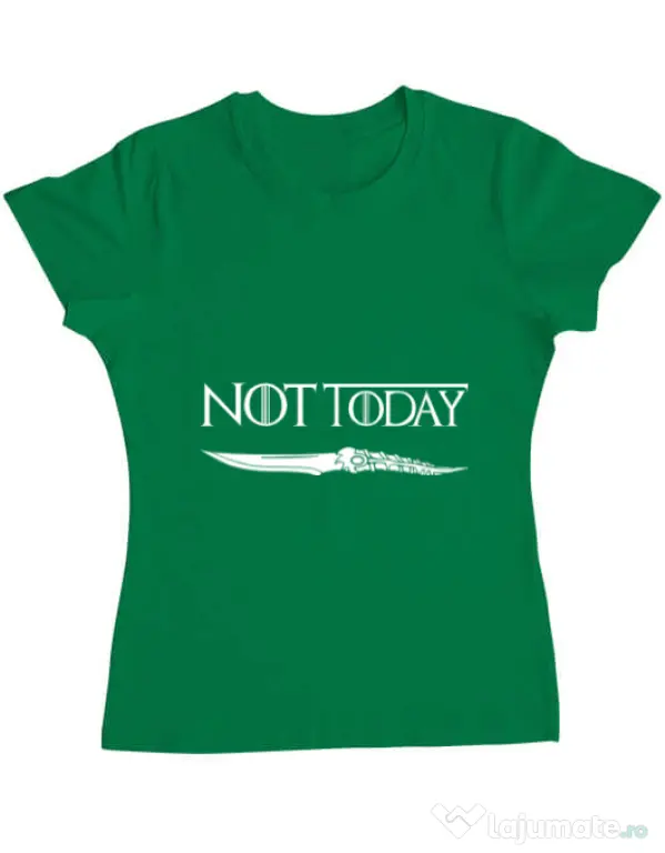 Tricou ADLER dama Not today Verde mediu