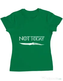 Tricou ADLER dama Not today Verde mediu