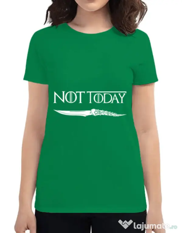 Tricou ADLER dama Not today Verde mediu
