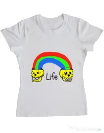 Tricou ADLER dama Life Alb