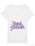 Tricou STANLEY STELLA dama Girl power Alb
