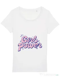 Tricou STANLEY STELLA dama Girl power Alb