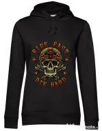 Hoodie dama cu gluga Bad rider Negru