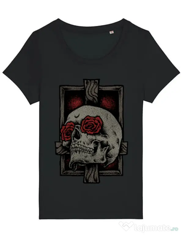 Tricou STANLEY STELLA dama Skullcross Negru