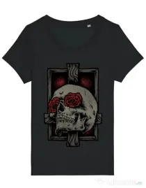 Tricou STANLEY STELLA dama Skullcross Negru