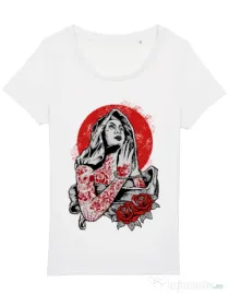 Tricou STANLEY STELLA dama Virgin Mary Alb