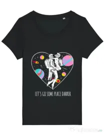Tricou STANLEY STELLA dama Space love Negru