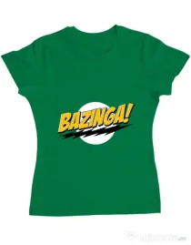 Tricou ADLER dama Bazinga Verde mediu
