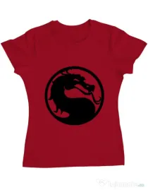 Tricou ADLER dama Kombat time Rosu