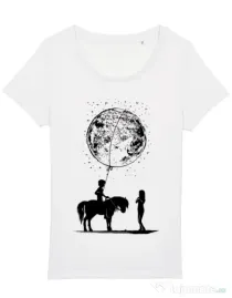 Tricou STANLEY STELLA dama Din alta lume Alb