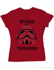Tricou ADLER dama Storm trooper Rosu