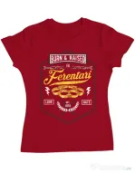 Tricou ADLER dama Ferentari Rosu