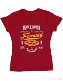 Tricou ADLER dama Ferentari Rosu