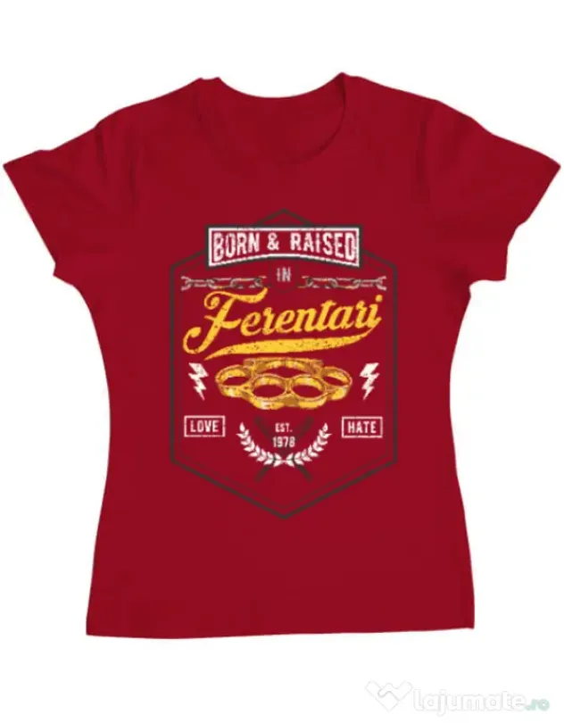 Tricou ADLER dama Ferentari Rosu
