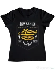 Tricou ADLER dama Militari Negru