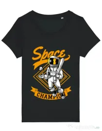 Tricou STANLEY STELLA dama Space champion Negru