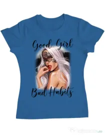 Tricou ADLER dama Mistress Albastru azuriu