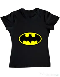 Tricou ADLER dama Batman Negru