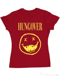 Tricou ADLER dama Hungover Rosu