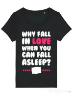 Tricou STANLEY STELLA dama Why fall in love Negru
