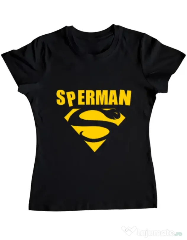Tricou ADLER dama Sperman Negru