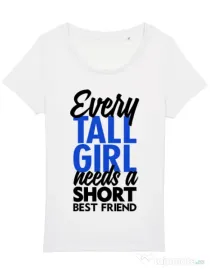 Tricou STANLEY STELLA dama Tall girl Alb