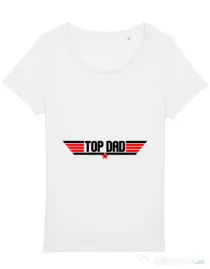 Tricou STANLEY STELLA dama Top dad Alb