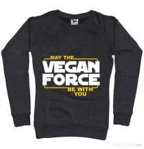 Bluza ADLER dama Vegan force Negru melanj
