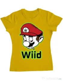 Tricou ADLER dama Wiid Galben