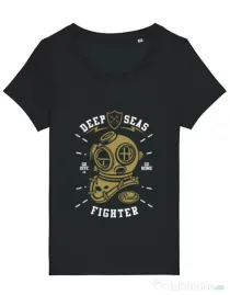 Tricou STANLEY STELLA dama Deep Seas Fighter Negru