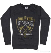 Bluza ADLER dama Only The Strong Negru melanj