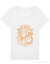 Tricou STANLEY STELLA dama Bicycle Alb
