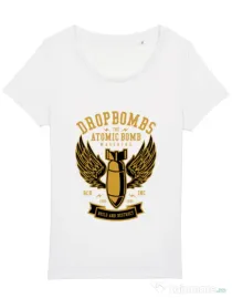 Tricou STANLEY STELLA dama Dropbombs Alb