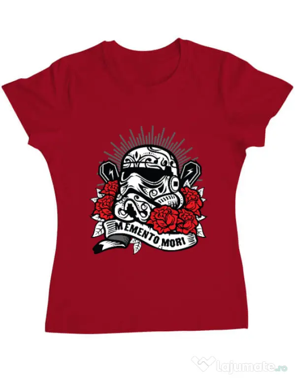 Tricou ADLER dama Dead Trooper Rosu
