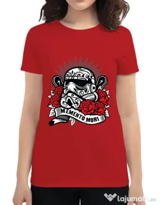 Tricou ADLER dama Dead Trooper Rosu