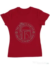 Tricou ADLER dama Bounty Hunter Rosu