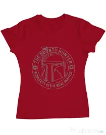 Tricou ADLER dama Bounty Hunter Rosu
