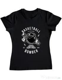 Tricou ADLER dama Basketball Bomber Negru