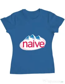 Tricou ADLER dama Naive Albastru azuriu