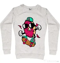 Bluza ADLER dama Donut skater Migdala melanj