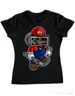 Tricou ADLER dama Player head Negru