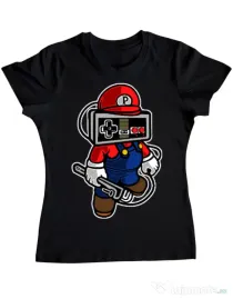 Tricou ADLER dama Player head Negru