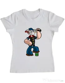 Tricou ADLER dama Sailor Mass Murderer Alb