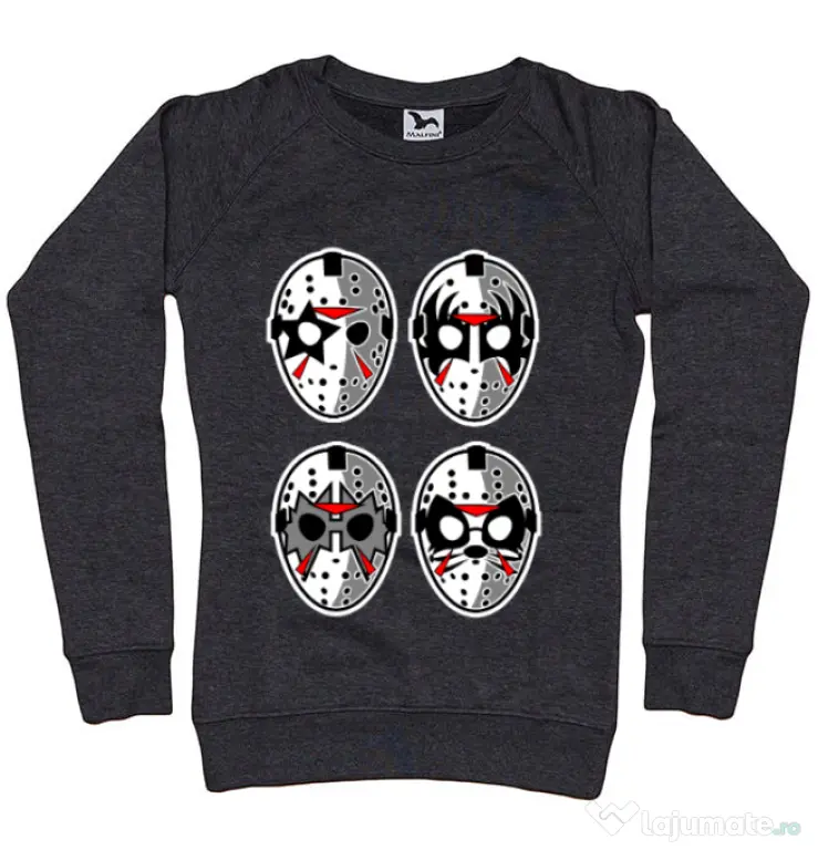 Bluza ADLER dama Jason Rock Faces Negru melanj