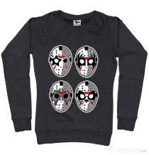 Bluza ADLER dama Jason Rock Faces Negru melanj