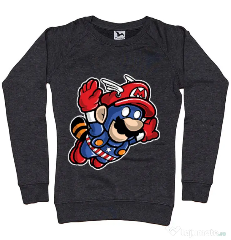 Bluza ADLER dama Captain Mario Negru melanj