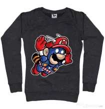 Bluza ADLER dama Captain Mario Negru melanj