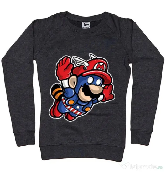 Bluza ADLER dama Captain Mario Negru melanj
