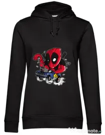 Hoodie dama cu gluga Deadrace Negru